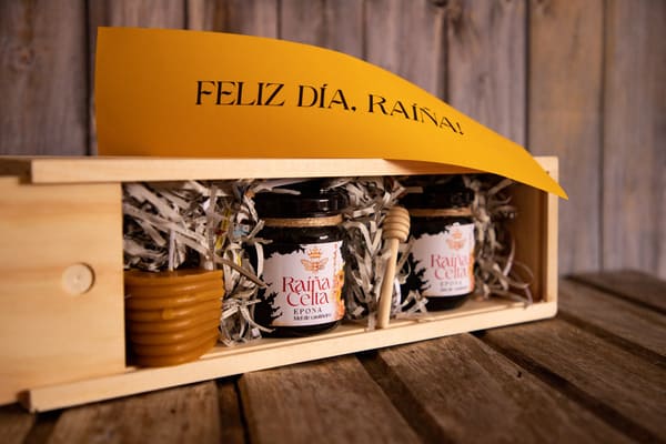 Pack regalo día de la madre. Pack de miel para regalar el para regalar personalizado