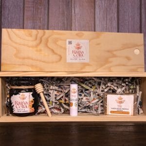 Caja regalo 1 tarro + 1 labial + 1 jabón